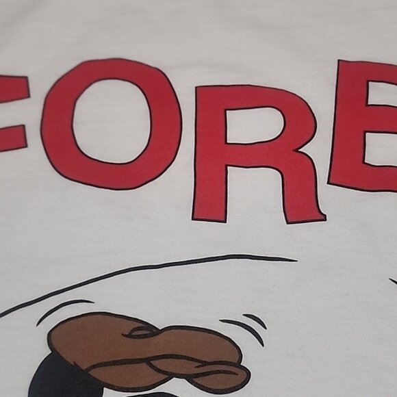 Vintage 90s Disney Mickey Mouse Golf T-Shirt FORE! Graphic Tee White Single... - Picture 7 of 14